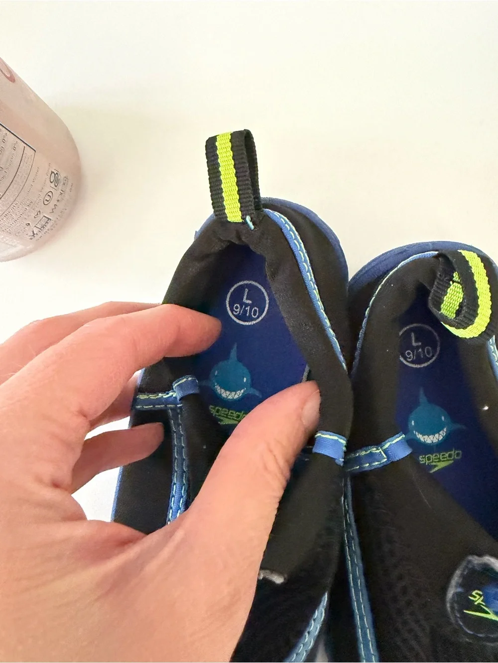 Speedo Toddler Black & Blue Water Shoes